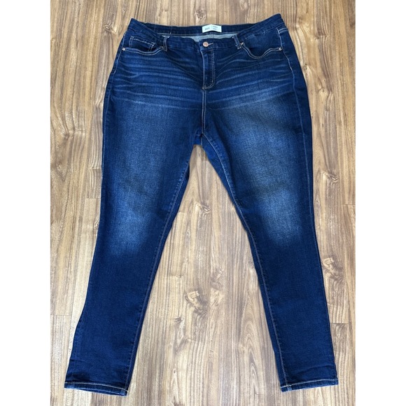 Buckle Denim - BKE Jeans Gabby Curvy Fit High Rise‎ Skinny Womens 36x31.5 Blue Dark Wash